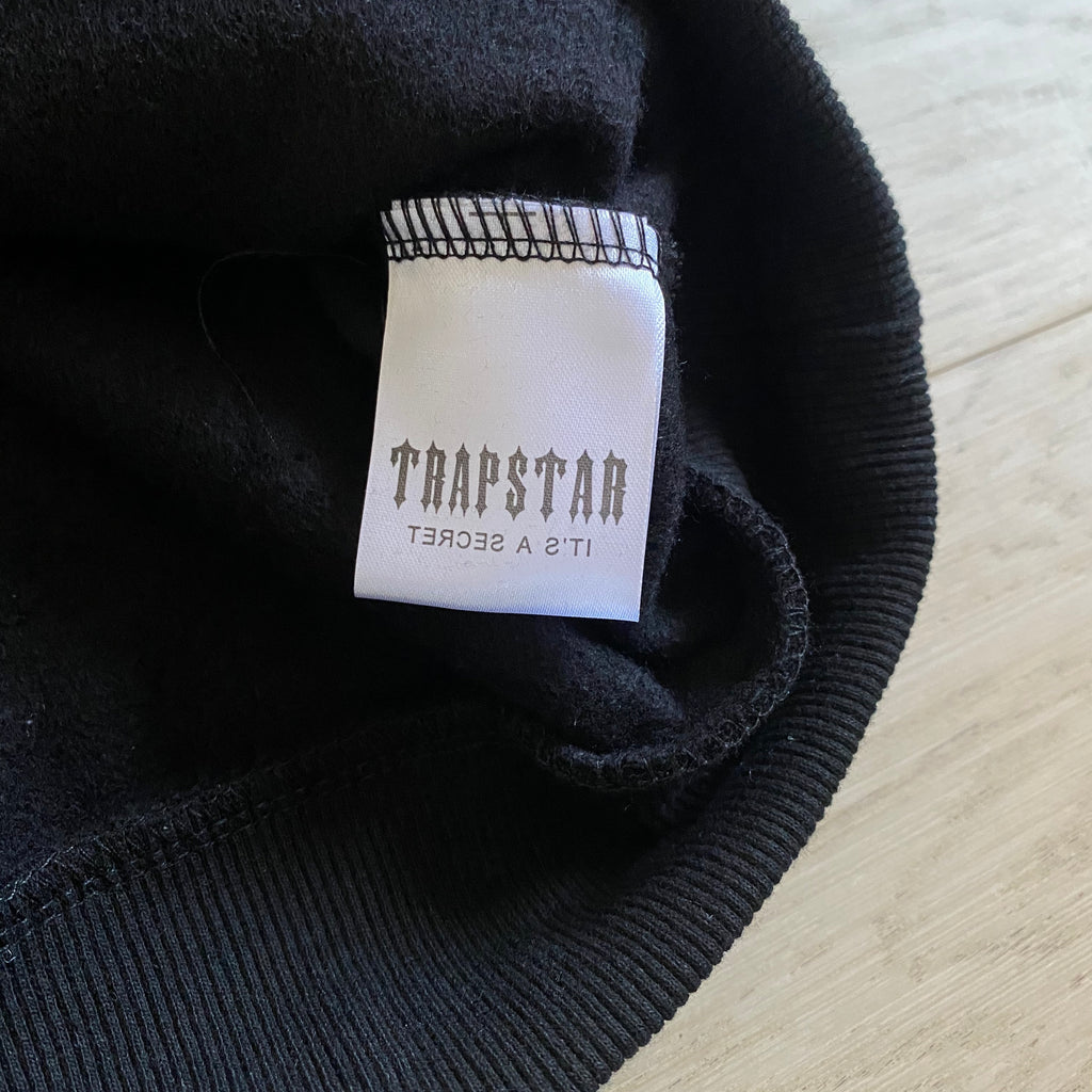 Trapstar Chenille Decoded Hooded Tracksuit "Black"