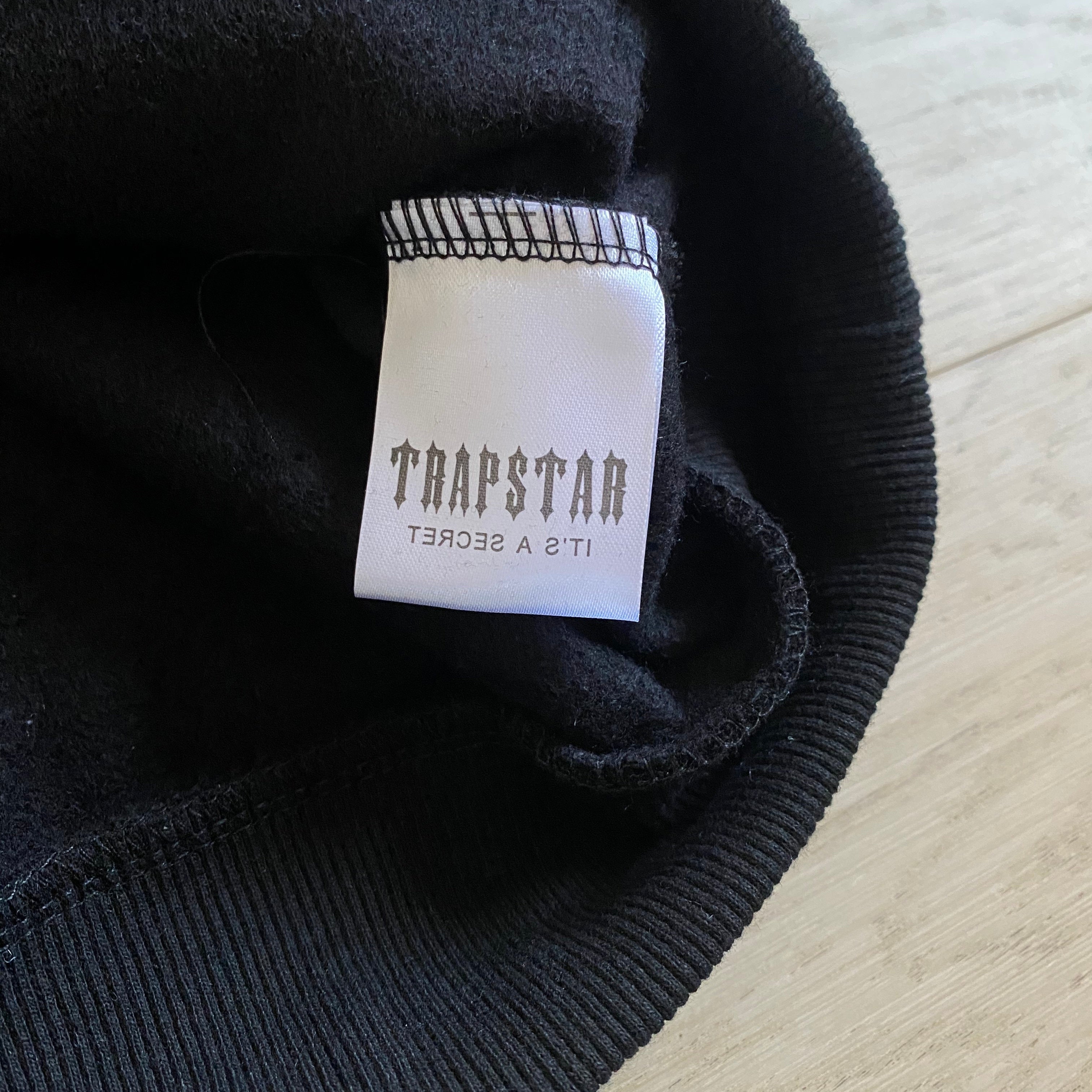 Trapstar Chenille Decoded Hooded Tracksuit "Black"