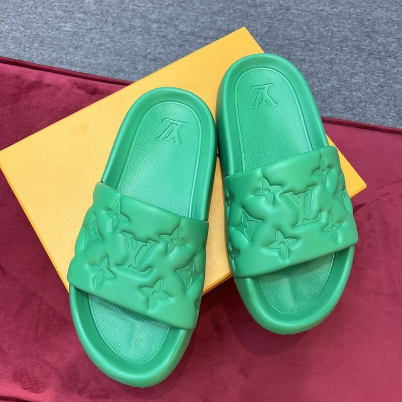 Louis Vuitton Waterfront Green Slippers