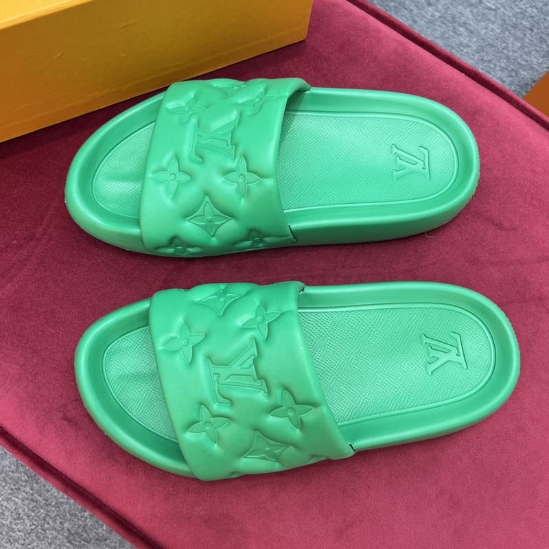 Louis Vuitton Waterfront Green Slippers