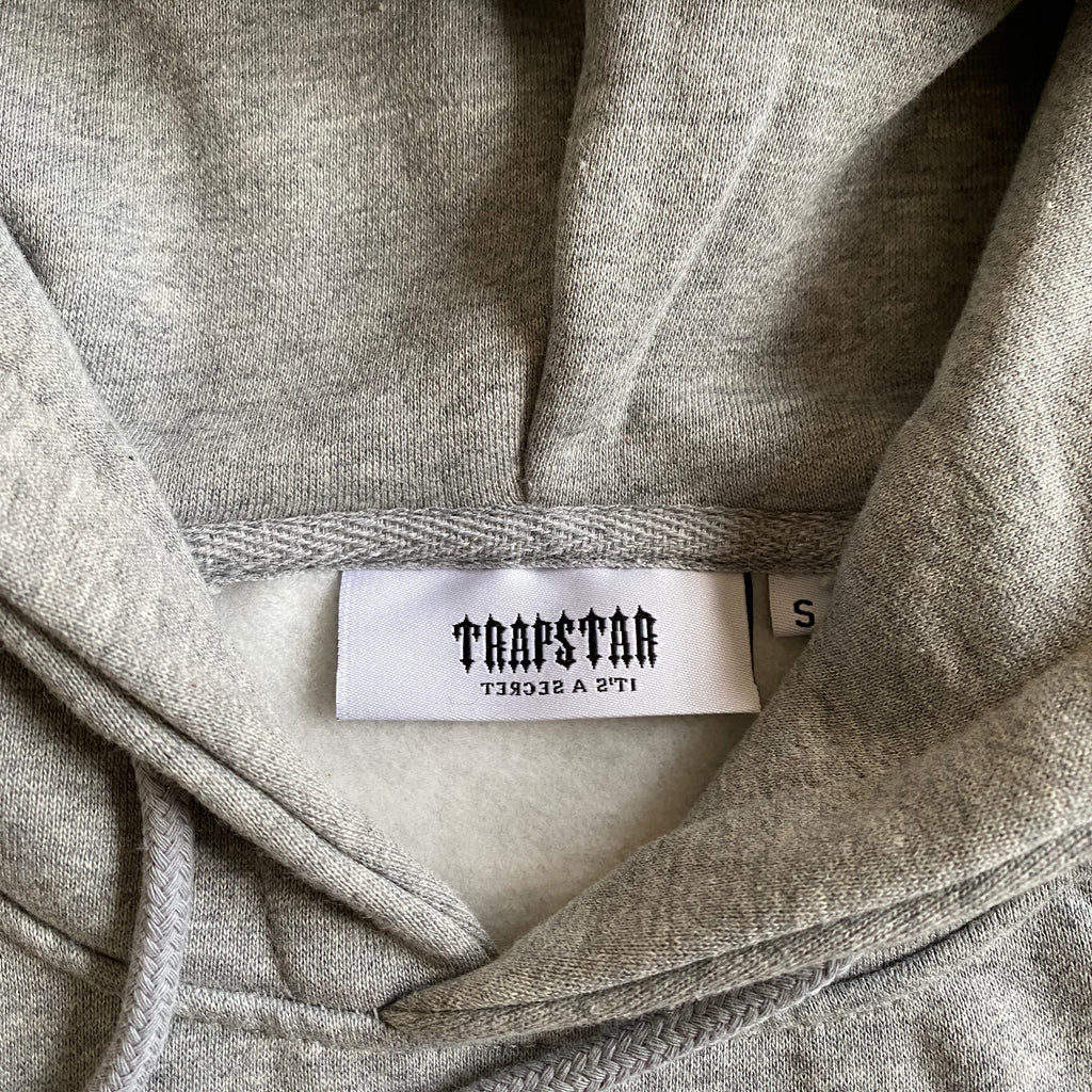 Trapstar Chenille Decoded Hooded Tracksuit "Grey"