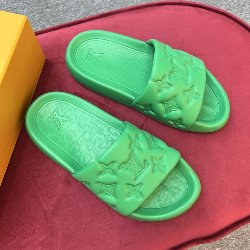 Louis Vuitton Waterfront Green Slippers