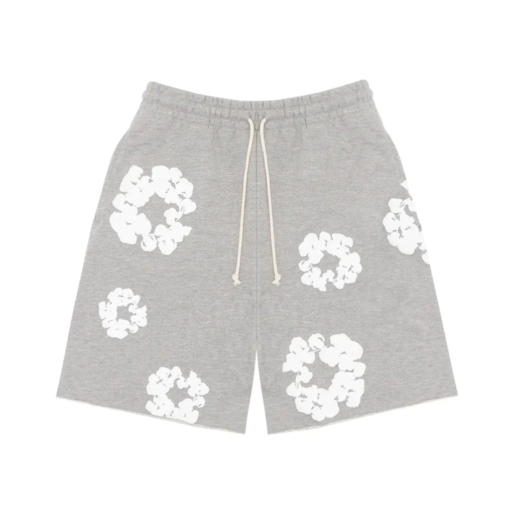 Denim Tears The Cotton Wreath Shorts "Grey"