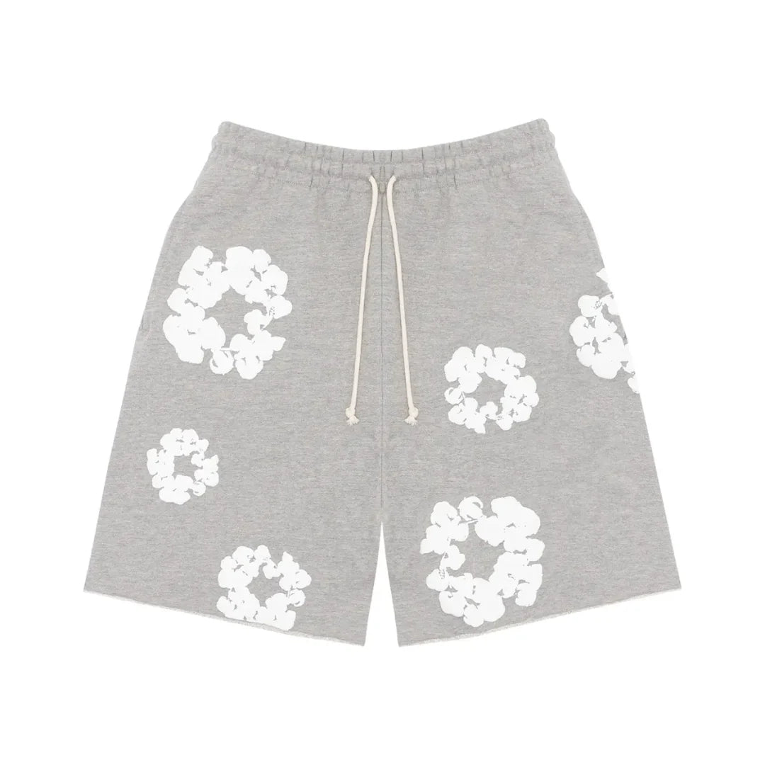 Denim Tears The Cotton Wreath Shorts "Grey"