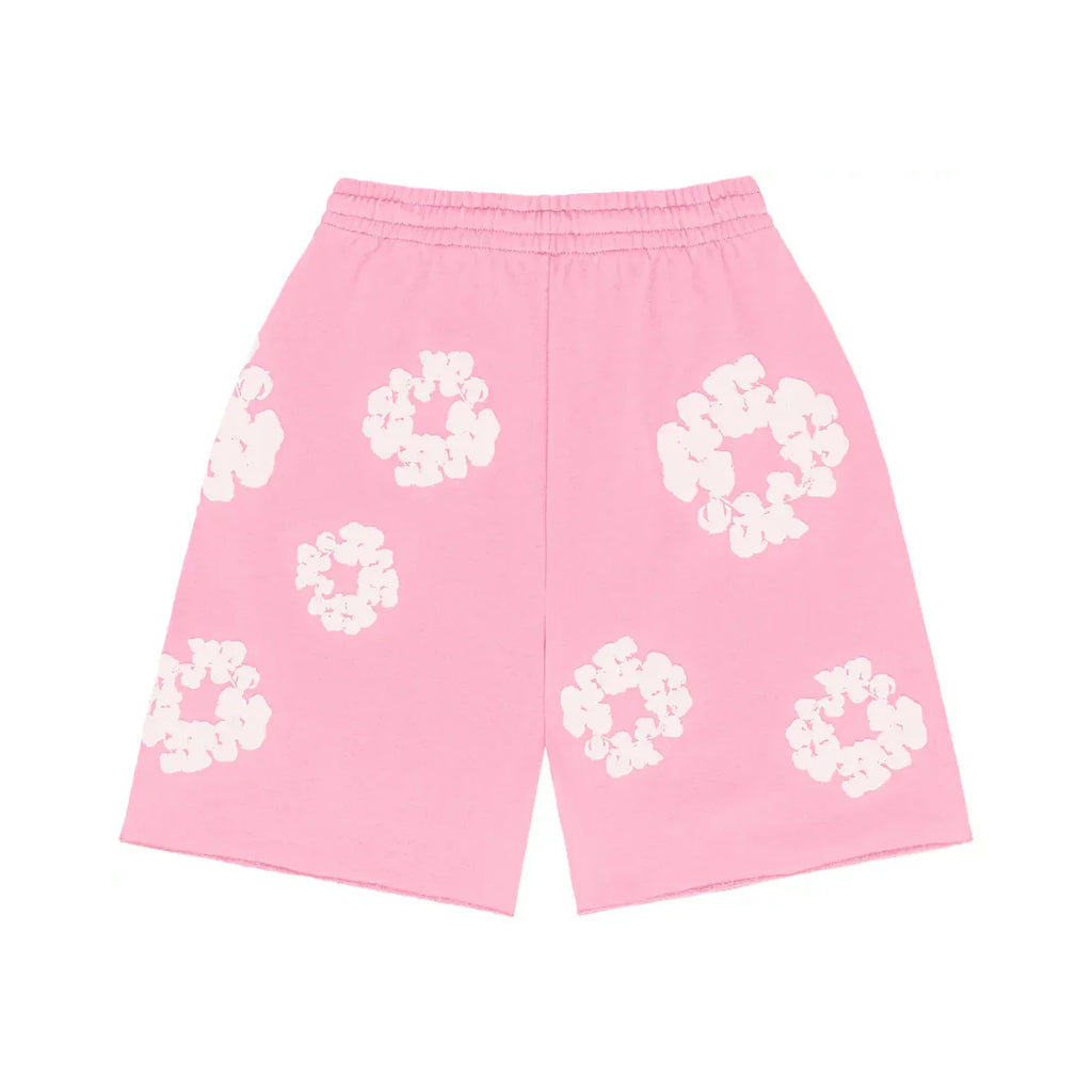 Denim Tears The Cotton Wreath Shorts "Pink"