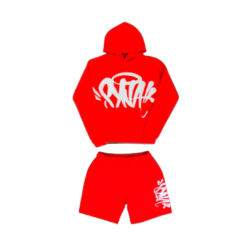 SYNA World Hood Twinset Red