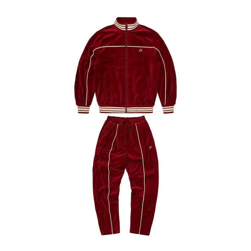 Corteiz Red Velour AMG Set