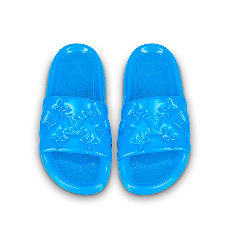 Louis Vuitton Waterfront Blue Slippers