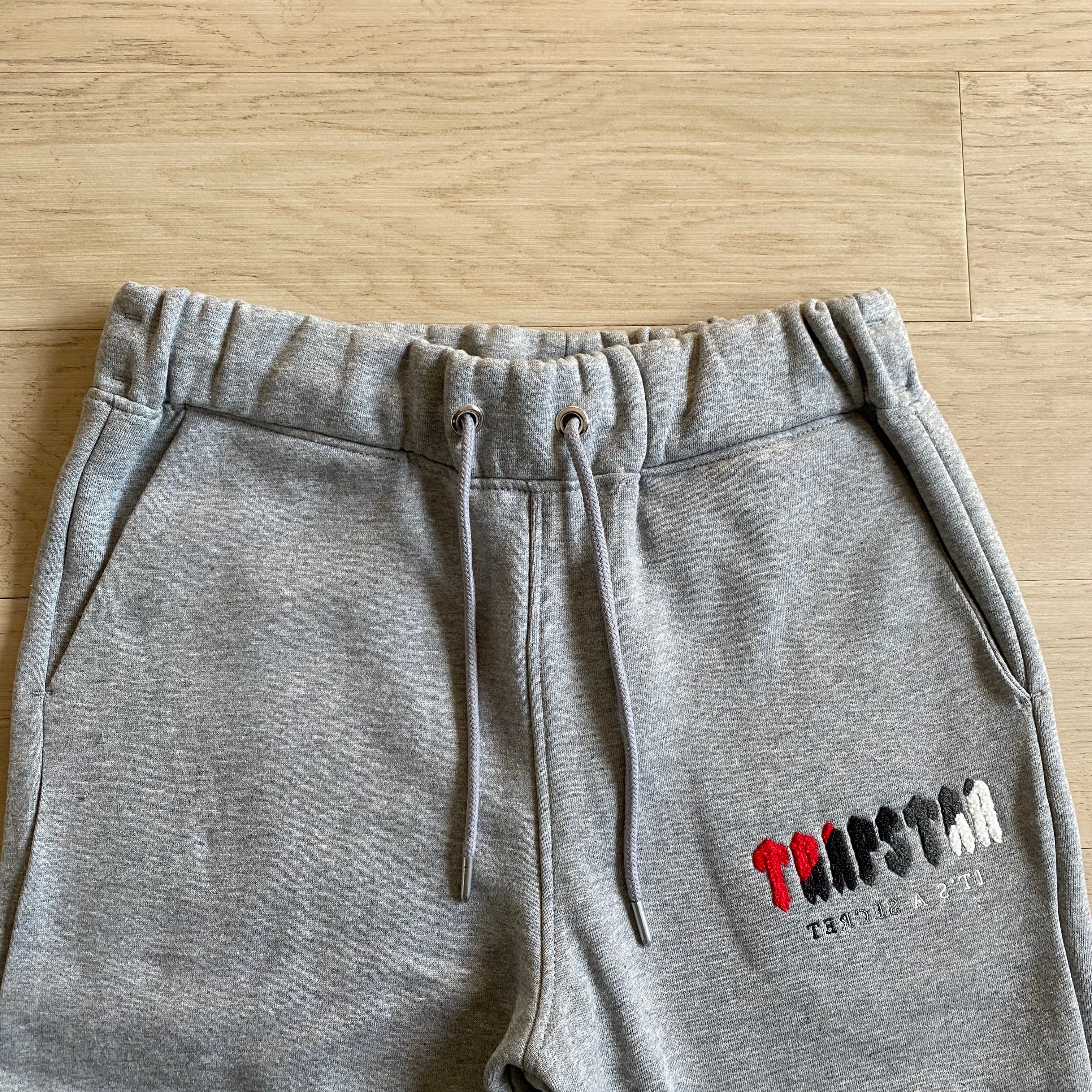 Trapstar Chenille Decoded Hooded Tracksuit "Grey"