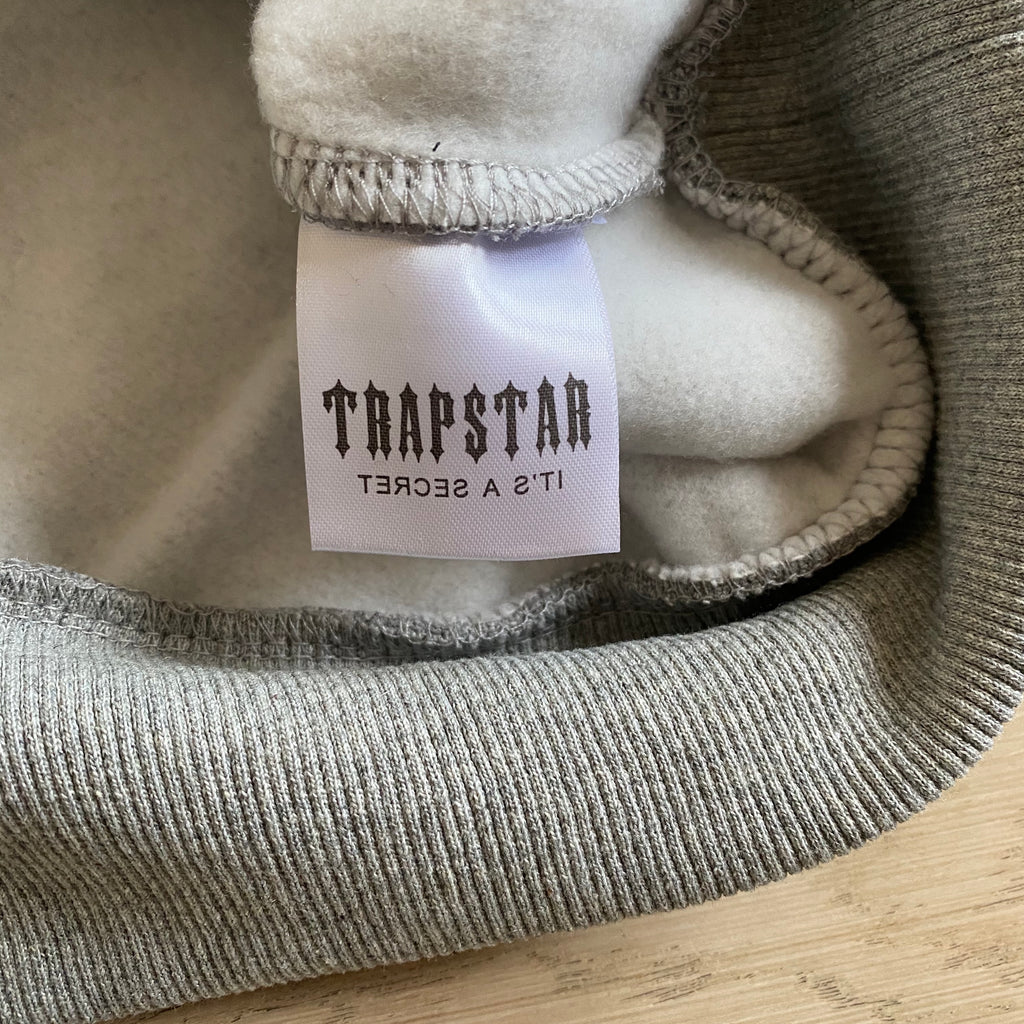 Trapstar Chenille Decoded Hooded Tracksuit "Grey"