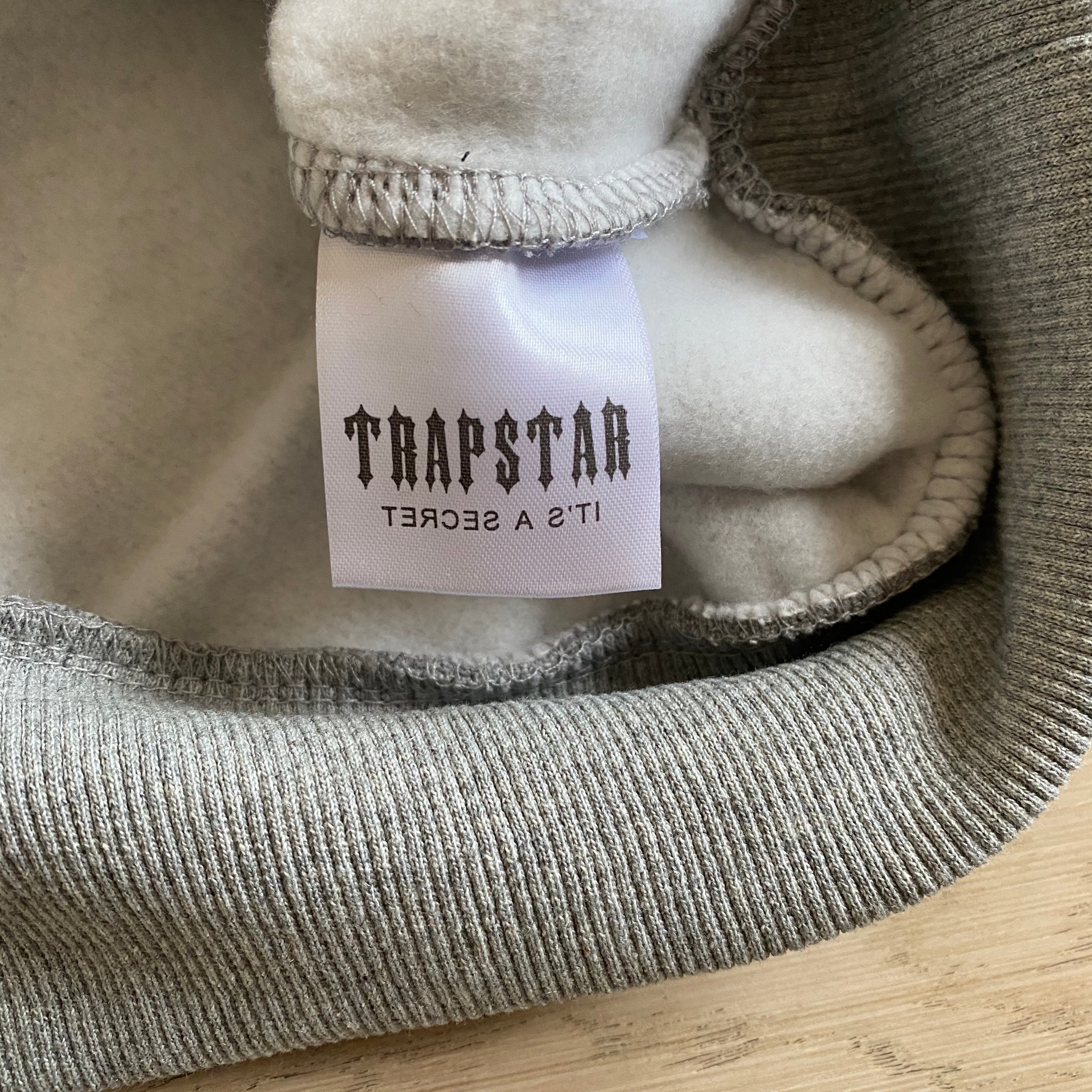 Trapstar Chenille Decoded Hooded Tracksuit "Grey"
