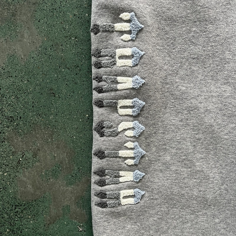 Trapstar Chenille Decoded 2.0 Grey/Ice Blue Set