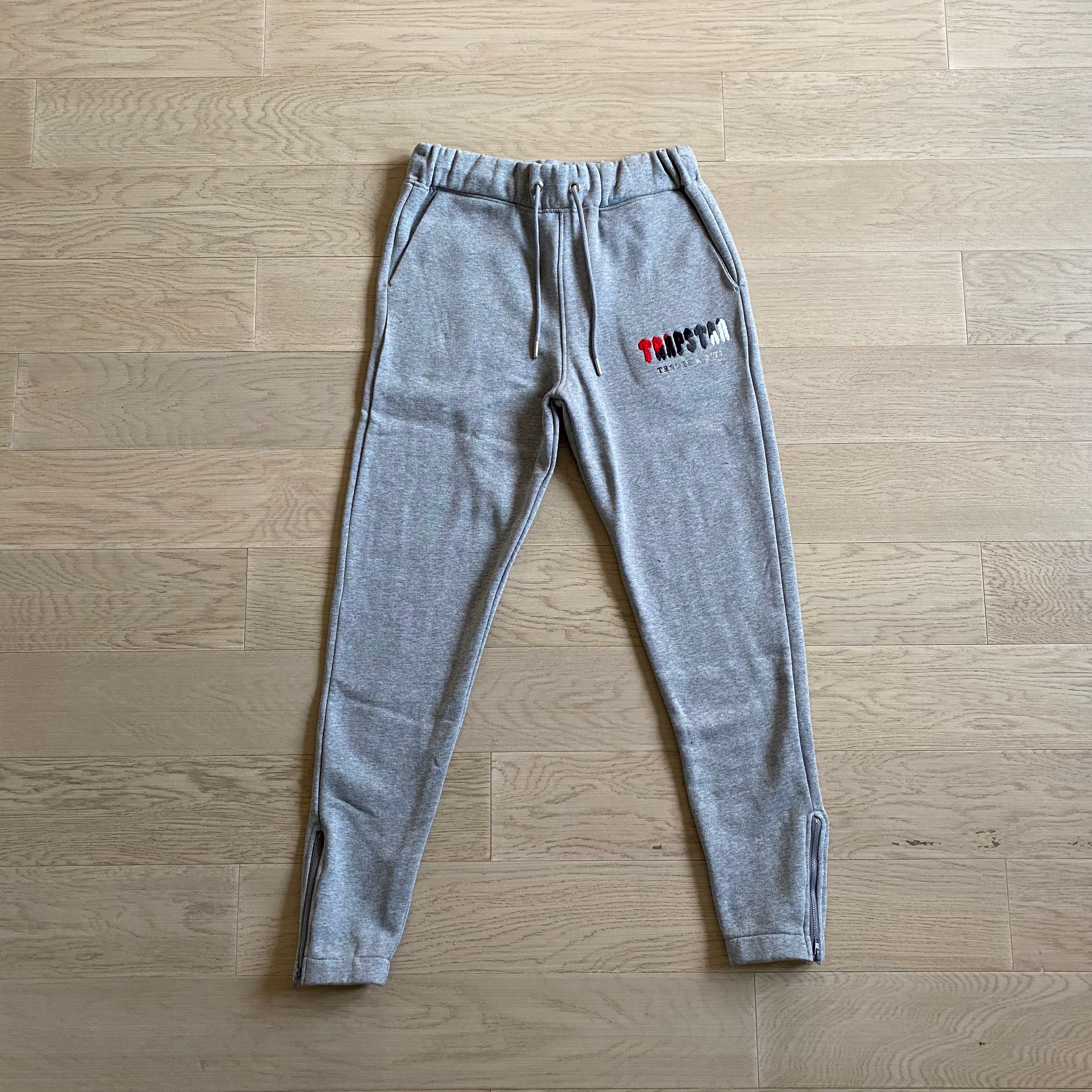 Trapstar Chenille Decoded Hooded Tracksuit "Grey"