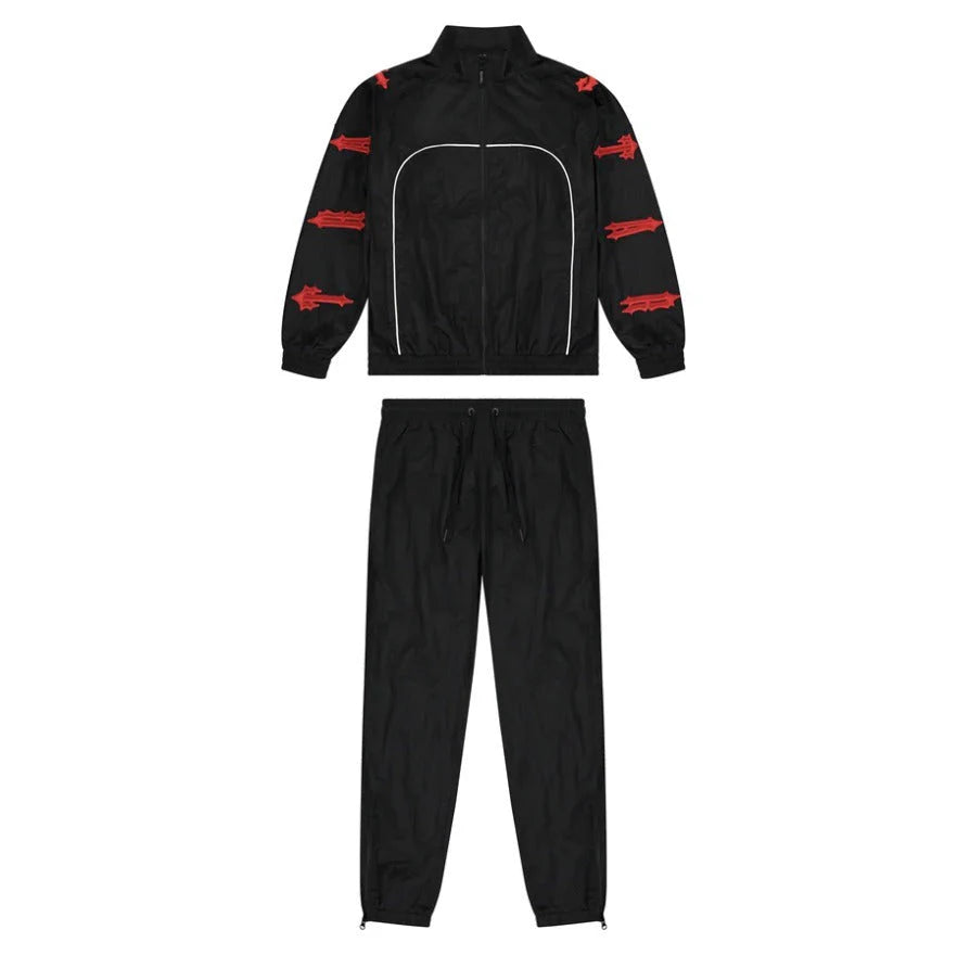 Trapstar Irongate 2.0 Shellsuit Red Black Set